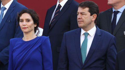 Díaz Ayuso junto a Fernández Mañueco