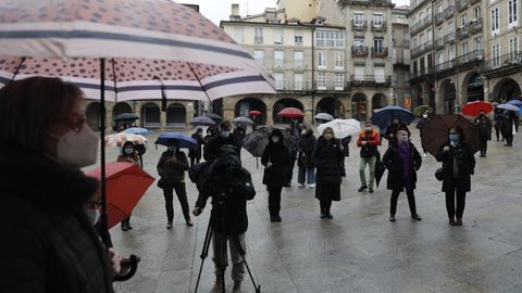 Concentracin ante el Concello de Ourense