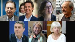 Los siete candidatos a la alcalda de Oviedo