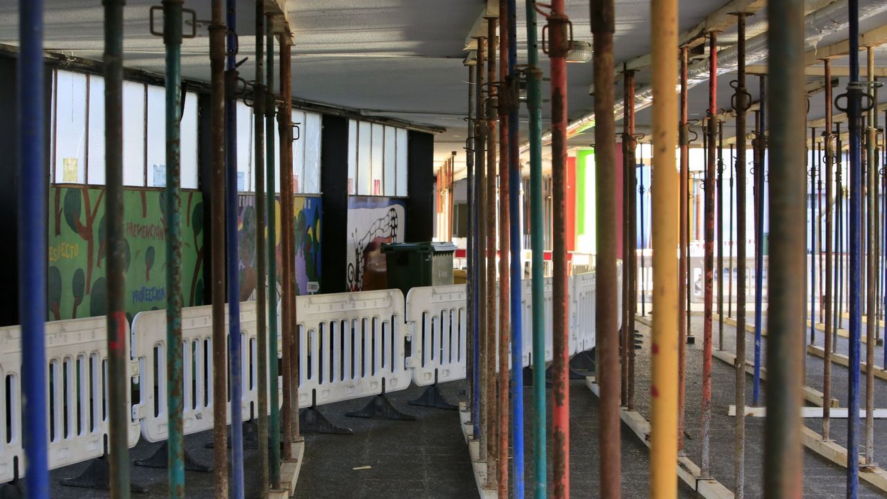 Puntales en el Colegio Frei Luis de Granada