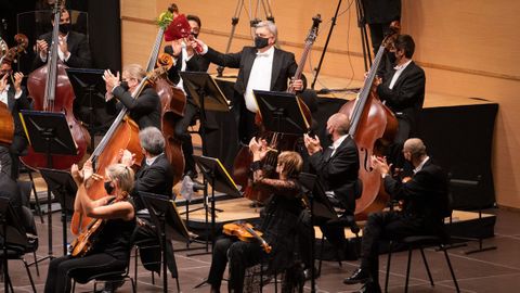Sergui Rechetilov se jubila tras 28 aos en la Orquesta Sinfnica de Galicia