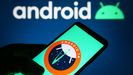 El logo de Android 14