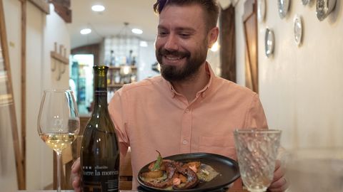 Martín Pais, gerente del restaurante Orixe, en Santiago