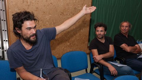 O cineasta Oliver Laxe asistiu a unha das edicións do Chanfaina Lab de Sadurniño