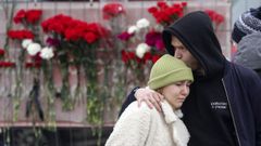 Homenaje ciudadano en Mosc a las vctimas del atentado