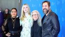 Salma Hayek, Elle Fanning, Sally Potter y Javier Bardem, este mircoles en Berln