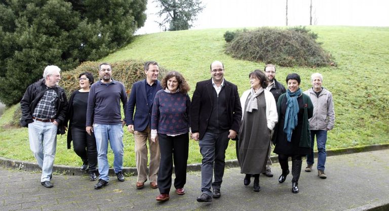El BNG presentó ayer a trece integrantes de la lista. 