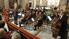 Un concierto de la Orquestra Clsica de Vigo en la concatedral viguesa de Santa Mara