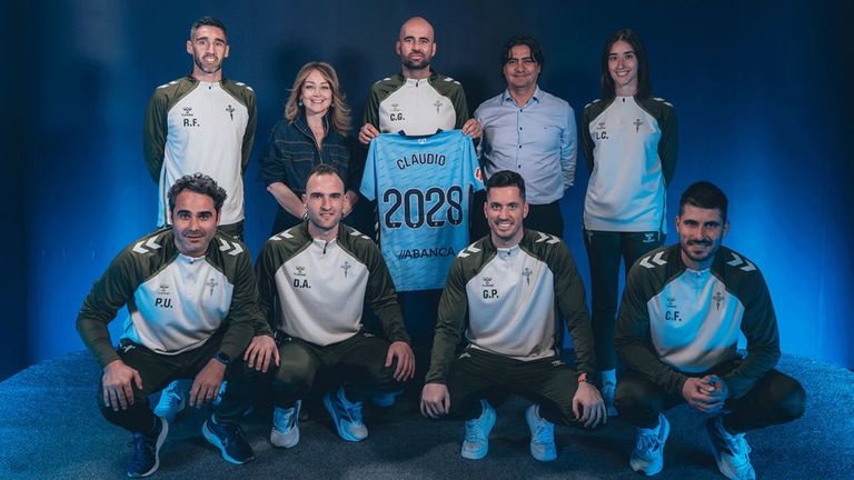 El Celta renueva a Claudio Giráldez hasta el 2028