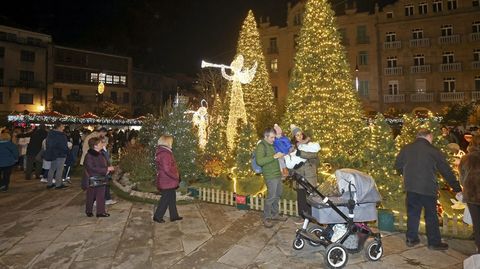 Encendido de las luces de Navidad en Pontevedra