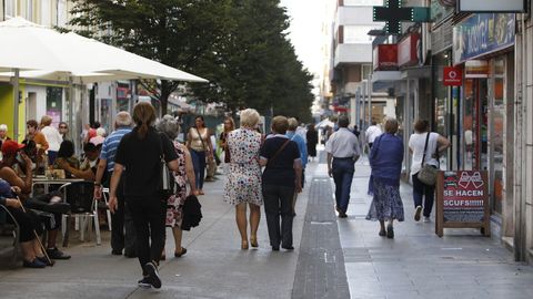 Imagen de la calle Barcelona, en A Coruña