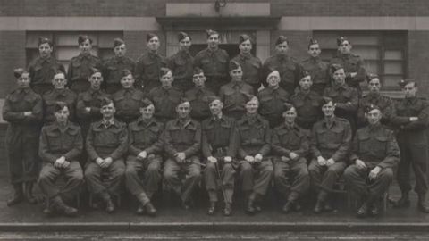 Imagen de regimiento inglés con antepasados de alumnos lucenses y que lucharon contra los nazis en la II Guerra Mundial