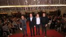 Luis Ruiz, Valentn Gonzlez, Patxi Lpez y Jos Ramn Romero, al inicio del acto.