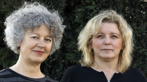 Las autoras de la gua, Manuela Mario y Sara Carreira