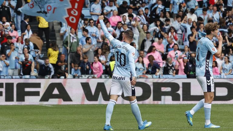Aspas, fiel a su ratio de goles