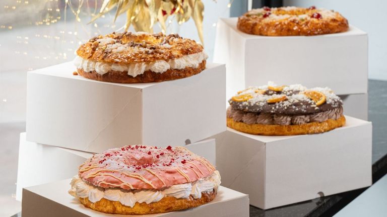 En La Amasería preparan cuatro variedades de roscones y todos ellos se caracterizan por no llevar gluten