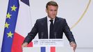 El presidente francés Emmanuel Macron en una conferencia en el Palacio Elíseo el pasado 28 de agosto