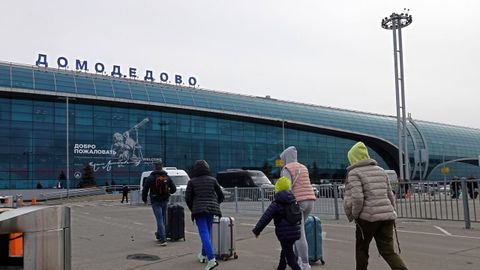 Aeropuerto de Moscú, en Rusia, el pasado día 1