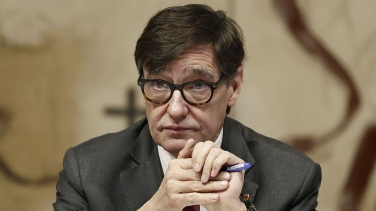 Salvador Illa se reincorporará el lunes «de forma progresiva» a sus responsabilidades