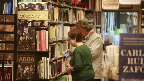 Librerías Arenas, una de las adheridas al Bono Cultura 2023 de A Coruña. 