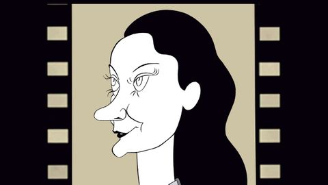 Imagen hecha por Siro sobre María Casares