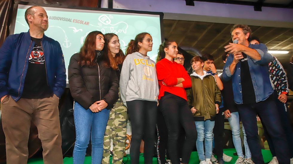 �ltima gala de entrega de premios, celebrada no 2019, con Miguel de Lira