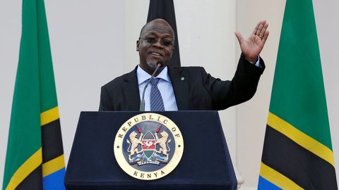 El presidente de Tanzania, John Magufuli