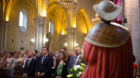 La misa por el da del Santiago Apstol se celebr tras la procesin