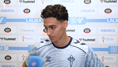Jones El-Abdellaoui, tras el triunfo del Celta sobre el Valencia en Bala�dos.