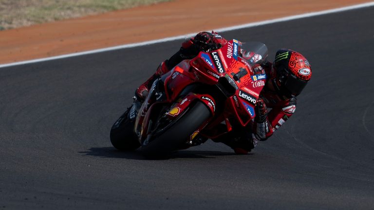 Pecco Bagnaia, piloto del equipo Ducati de MotoGP