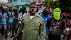 El expolica haitiano Jimmy Cherisier, alias Barbecue, est al frente de la coalicin armada