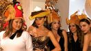 A la actriz Sofía Vergara se le subió el pavo a la cabeza en Acción de Gracias