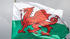 Imagen de una bandera de Gales.