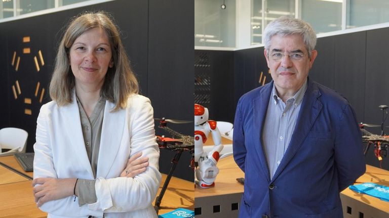 Adina Dumitru, especialista en Psicología Evolutiva y de la Educación, y Javier Sanz, experto en Derecho Administrativo.
