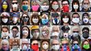 Un fotógrafo capturó las diferentes formas de protegerse de los ciudadanos de Génova