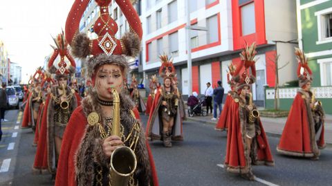 Desfile de Carnaval en Burela. 