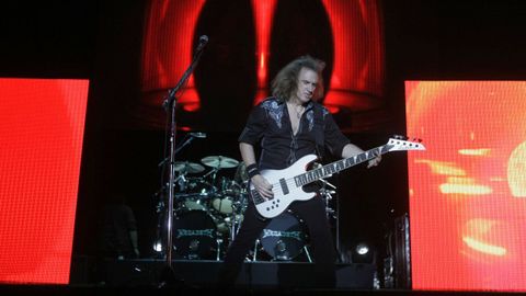 Megadeth durante su actuacin en el Resurrection Fest en el 2014