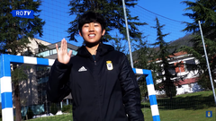 Tae, jugador del juvenil A del Real Oviedo