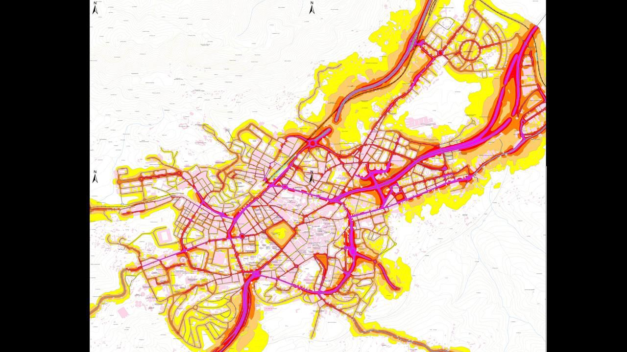 Mapa del ruido de Oviedo