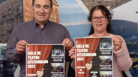 El alcalde Ricardo Martnez y la concejala Ana Pea presentaron este primer Ciclo de Teatro Afeccionado