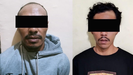 Fotografa difundida por Efe/Polica de West Lombok de los dos detenidos por la Polica indonesia que han confesado haber planeado el asesinato de Matilde Muoz