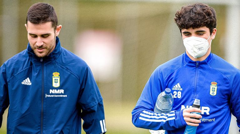 Lucas Ahijado y Javi Mier, en El Requexón