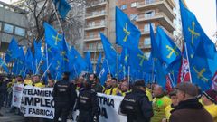 Una multitudinaria marcha por Alcoa toma Madrid