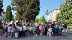 Recepci�n de menores ucranianos