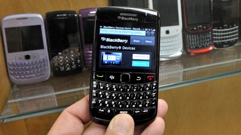 Varios modelos de Blackberry, en una imagen de archivo