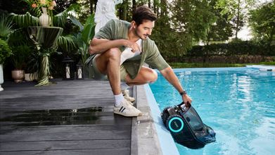 Limpiafondos Robot Aiper Scuba X1 Pro MAX Y Skimmer Surfer S1 – Mapeo 360°, Limpieza Inteligente Con Carro De Transporte