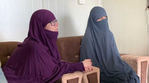 Luna Fernández y Yolanda Martínez, las españolas repatriadas desde Siria