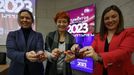 Pilar García Porto, Maite Ferreiro y Mayra García presentaron los presupuestos de la Diputación de Lugo para el 2023
