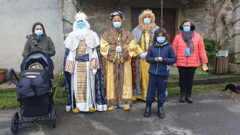 Los Reyes Magos pasaron por diferentes parroquias del municipio de Sober