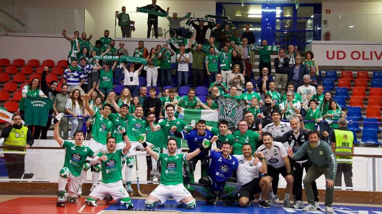 El Liceo sufre para empatar con el Oliveirense (2-2) y se cita con la élite europea en la final a ocho de la Champions